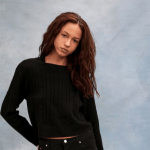 Cable Knit Sweater Black