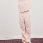 Heart Pointelle Boxer Sweatpant