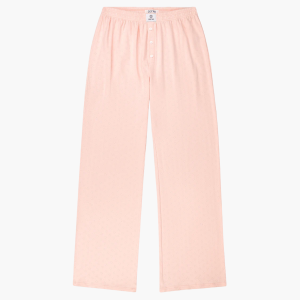 Heart Pointelle Boxer Sweatpant