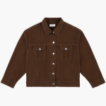 Oversized Denim Jacket Chocolate