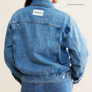 Oversized Denim Jacket Vintage Wash