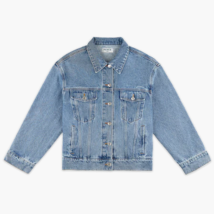 Oversized Denim Jacket Vintage Wash