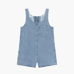 Tank Top Denim Romper Vintage Wash