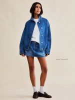 Parke Denim Mini Skirt