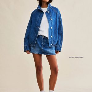 Parke Denim Mini Skirt
