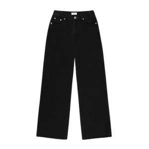 Parke Low Rise Baggy Jeans Black