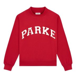 Parke Varsity Mockneck Crimson