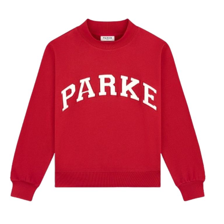 Parke Varsity Mockneck Crimson Parke Varsity Mockneck Crimson