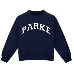 Parke Varsity Navy Mockneck